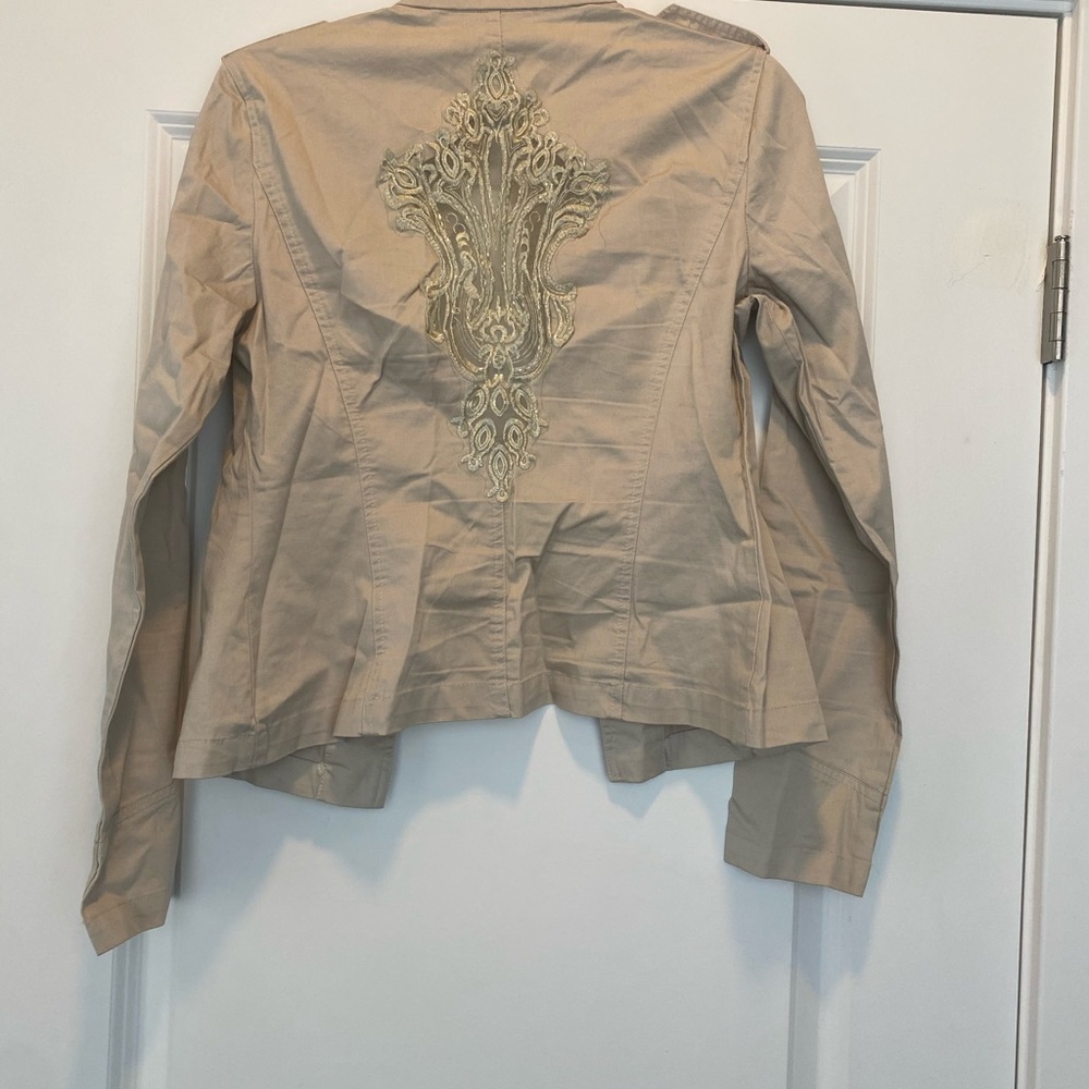 Beige Top/Jacket - Picture 2 of 2
